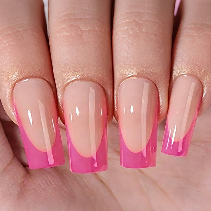 Acrylic nail set with stylish ombre design Kalsten