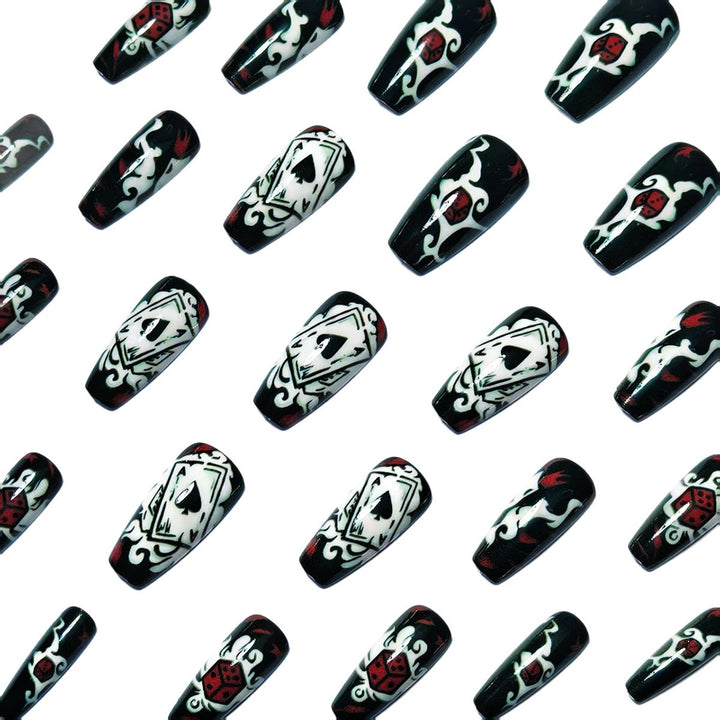 Artistic Playing Card Nail Art Kalsten