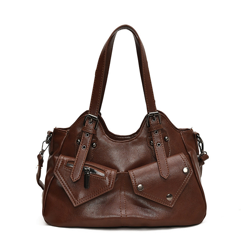 Multi-Pocket Utility Handbag