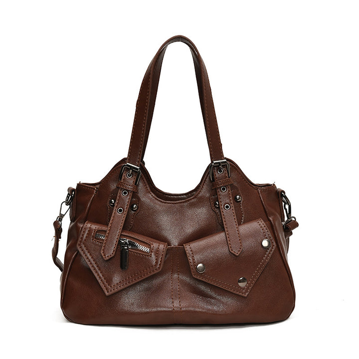 Multi-Pocket Utility Handbag