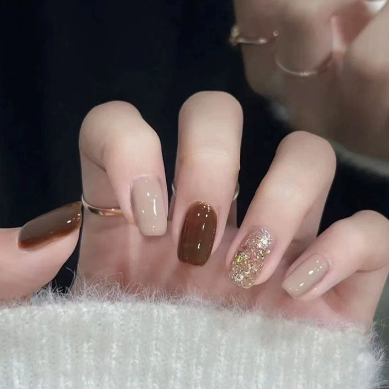Glamorous Multi-Texture Press-On Nail Set
