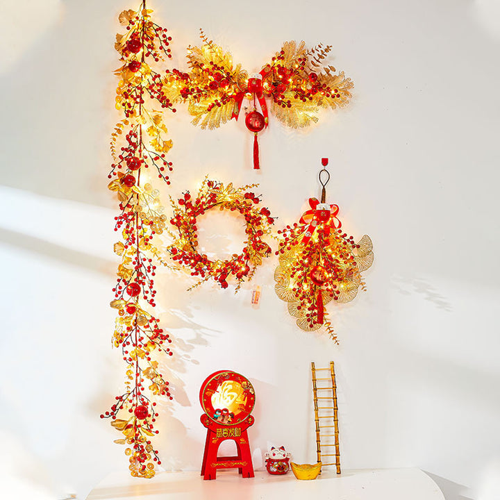 Decorative Berry Branch Garland