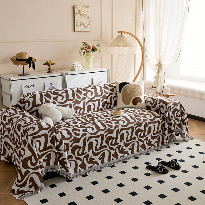 Artistic Woven Sofa Throw Blanket