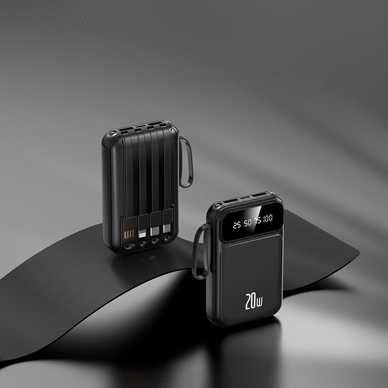 Portable power bank with integrated fast charging function and LCD display Kalsten