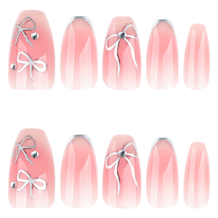 Artful Nail Art with Bow Design Kalsten