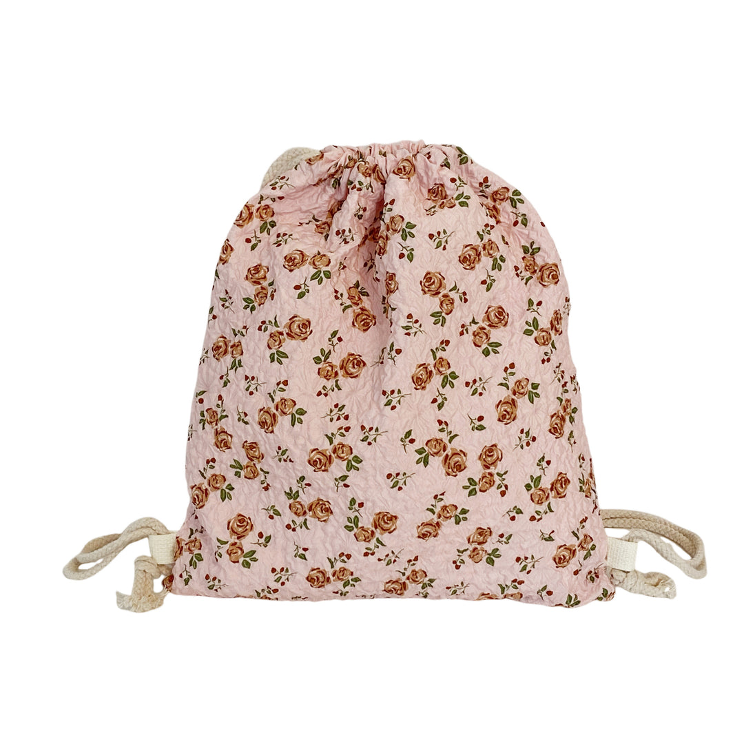Floral Drawstring Backpack
