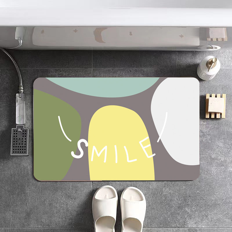 Abstract Landscape Bath Mat Kalsten
