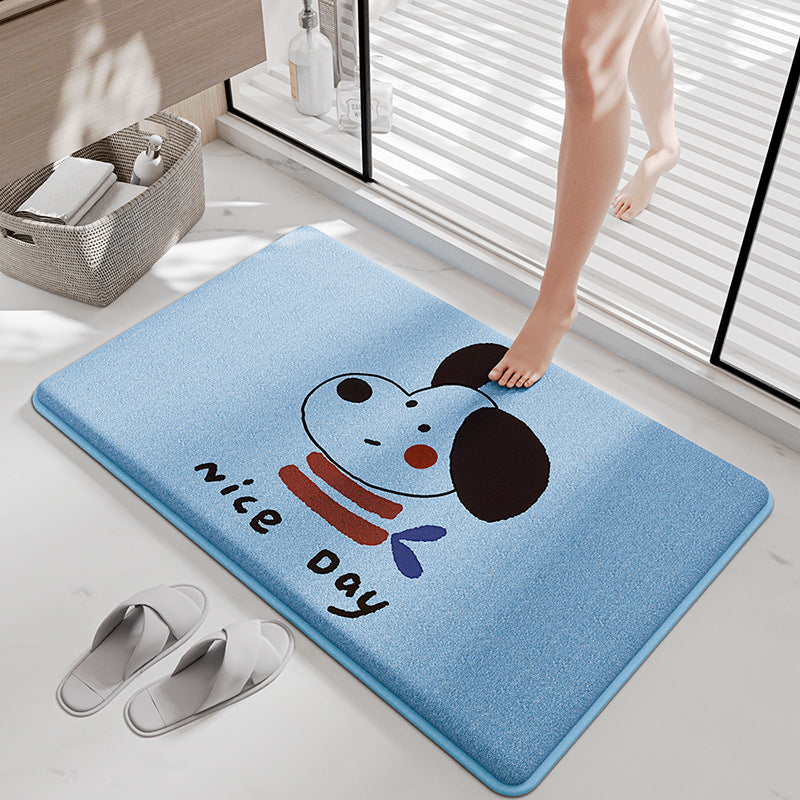 Funny Cartoon Bath Mat Kalsten