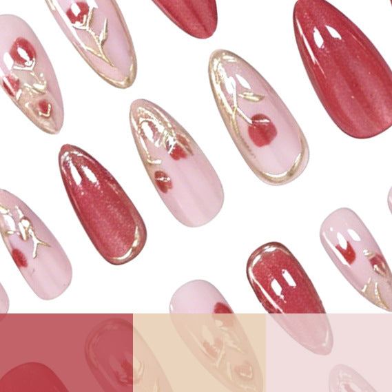 Elegant Floral Acrylic Nail Art Enhancements Kalsten 1789915802