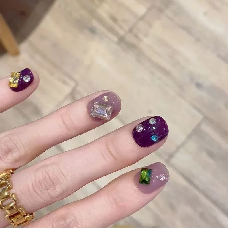 Artistic Rhinestone Nail Art Extensions