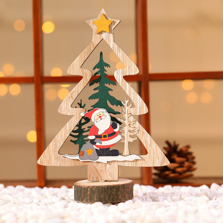 Decorative Wooden Christmas Tree Ornament Kalsten