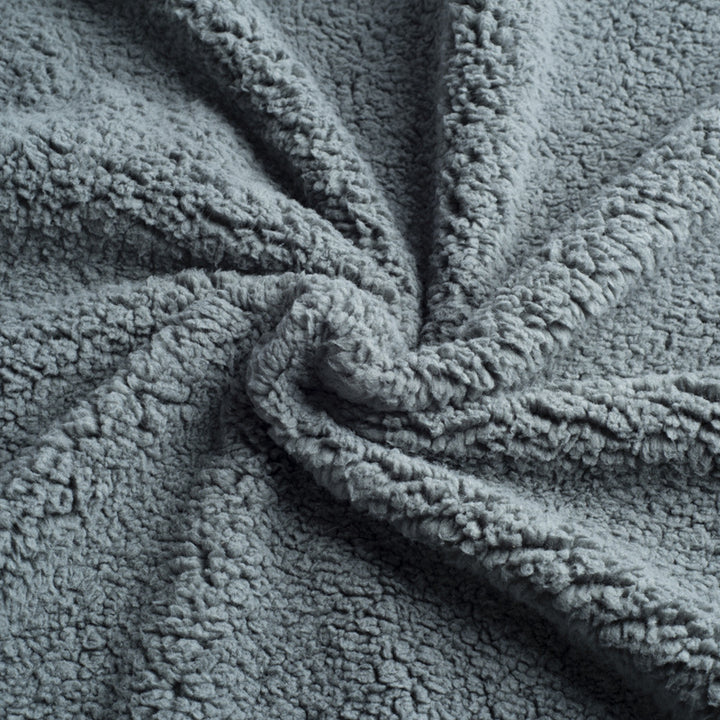Oversized Reversible Plush Faux Fur Sherpa Throw Blanket