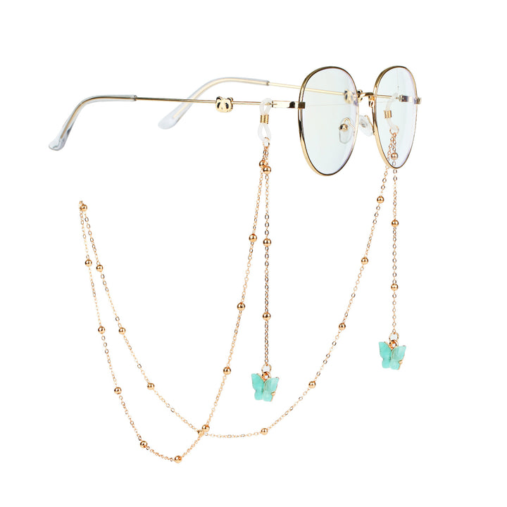 Fashionable sunglasses chains with butterfly pendants Kalsten
