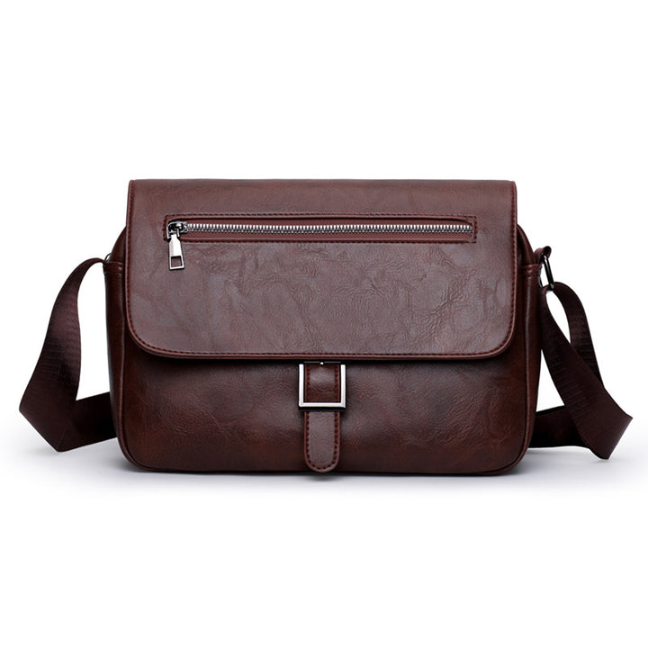 Stylish Leather Messenger Bag