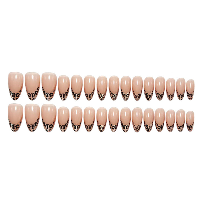 Artificial nail tips in elegant leopard design Kalsten