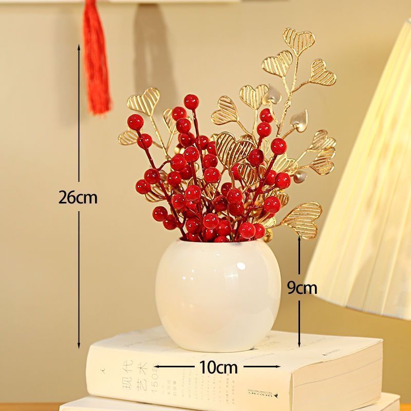 Heart-Themed Decorative Flower Arrangement