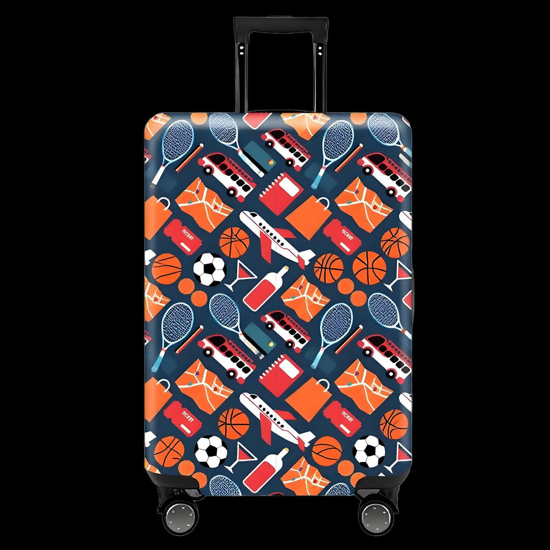 Women's Hard Shell Travel Suitcase with Eye-Catching Phrase Design Kalsten
