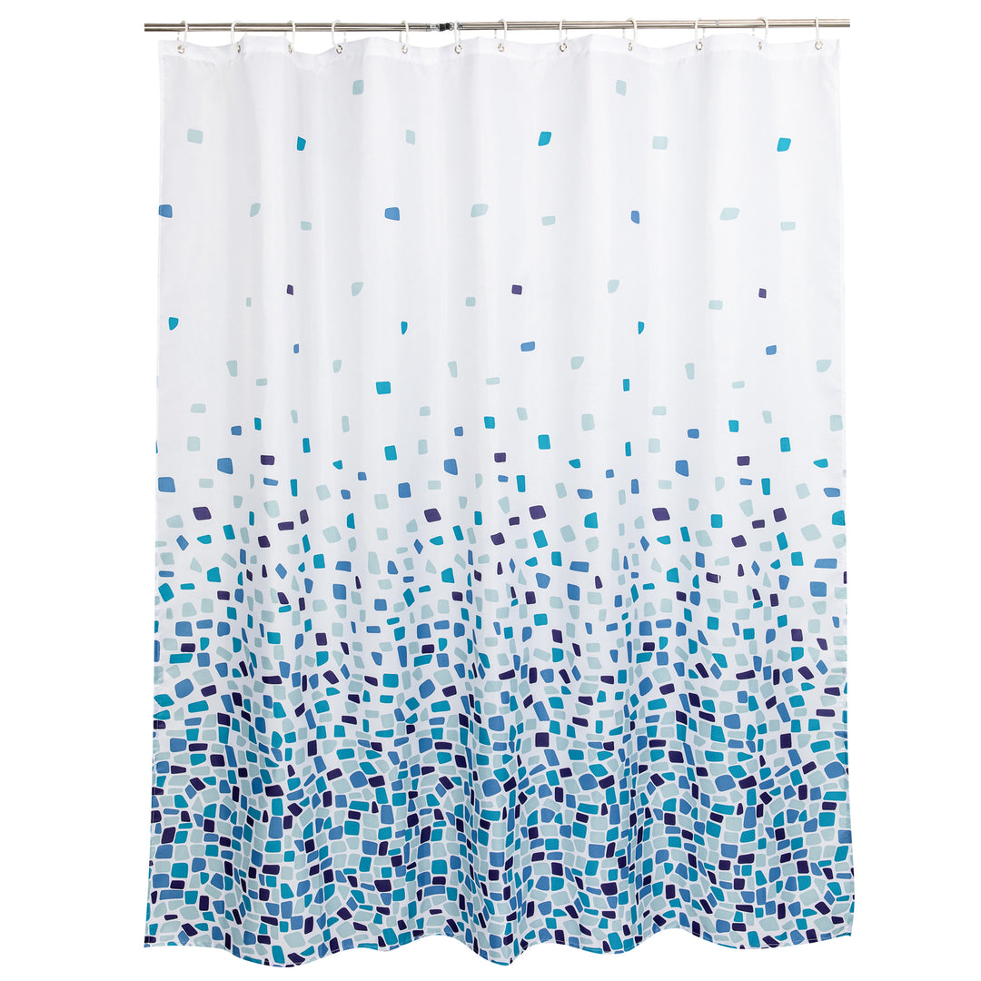 Mosaic-Patterned Shower Curtain Kalsten