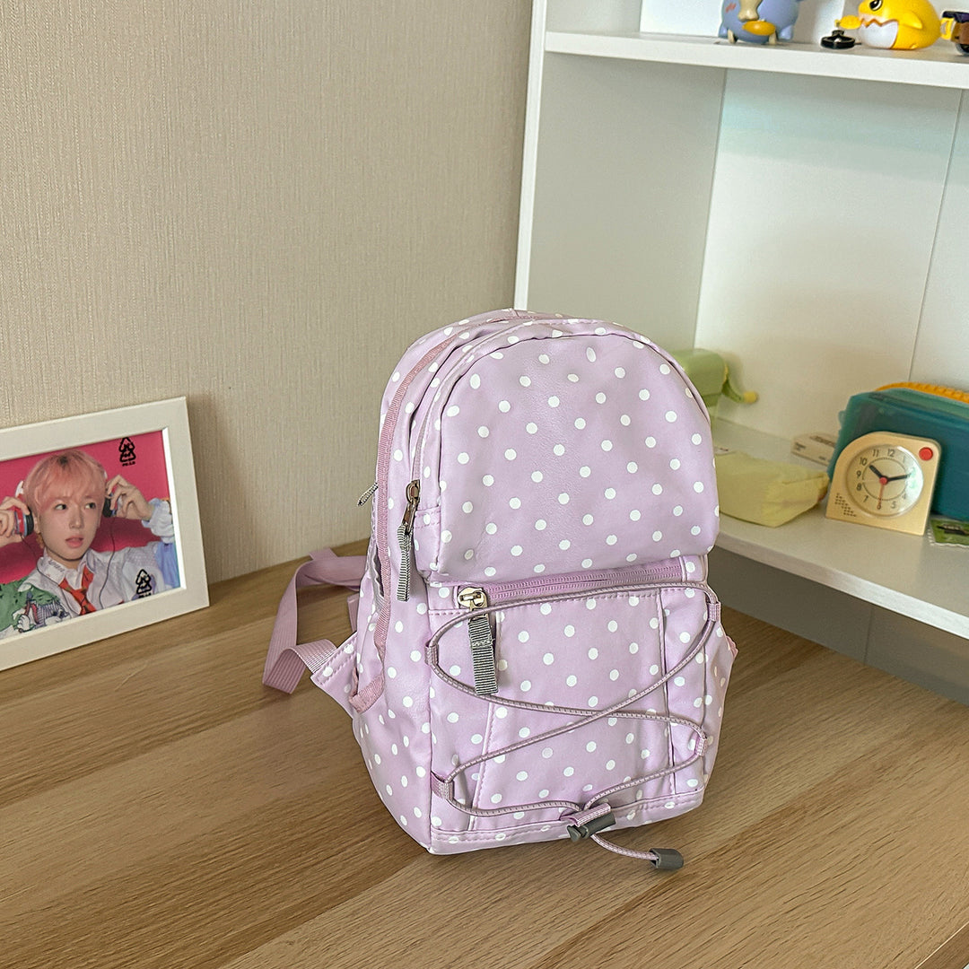 Stylish Polka Dot Backpack Kalsten