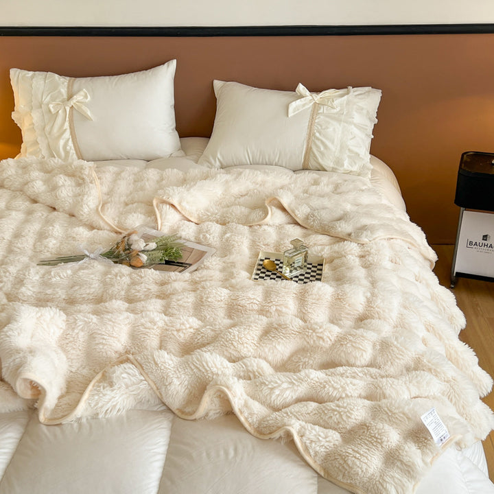 Ultra-Soft Textured Fleece Blanket Kalsten