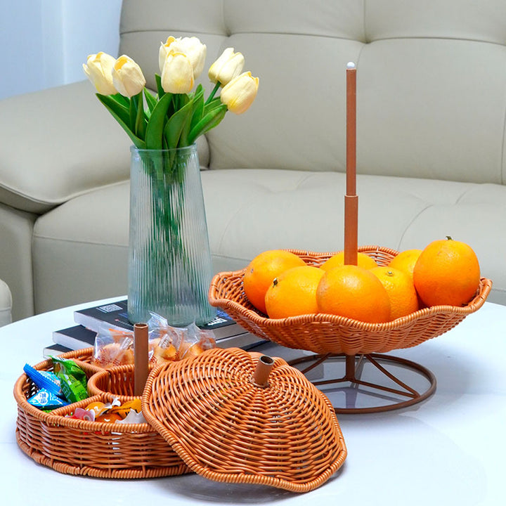 Decorative Wicker Storage Basket Kalsten