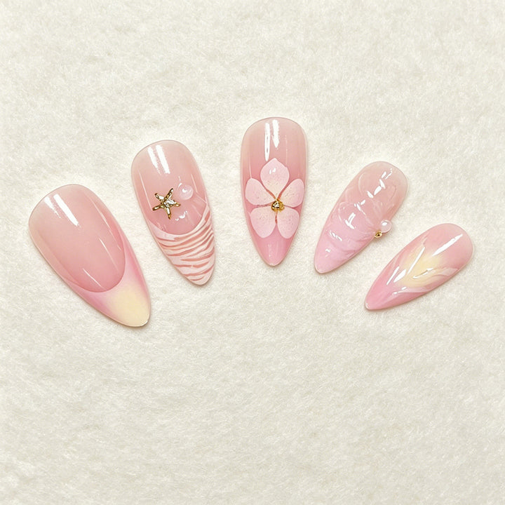 Decorative Press-On Nail Art Set Kalsten