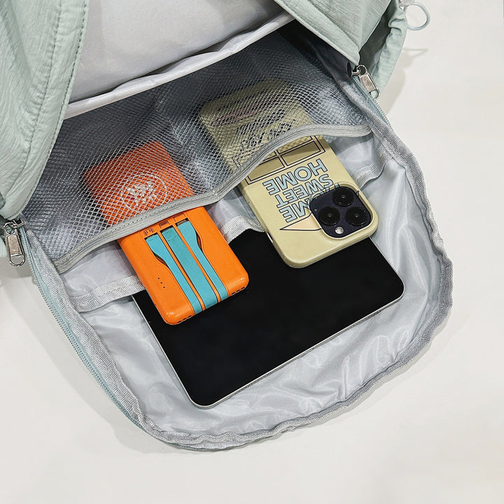Sporty backpack with practical side pockets Kalsten