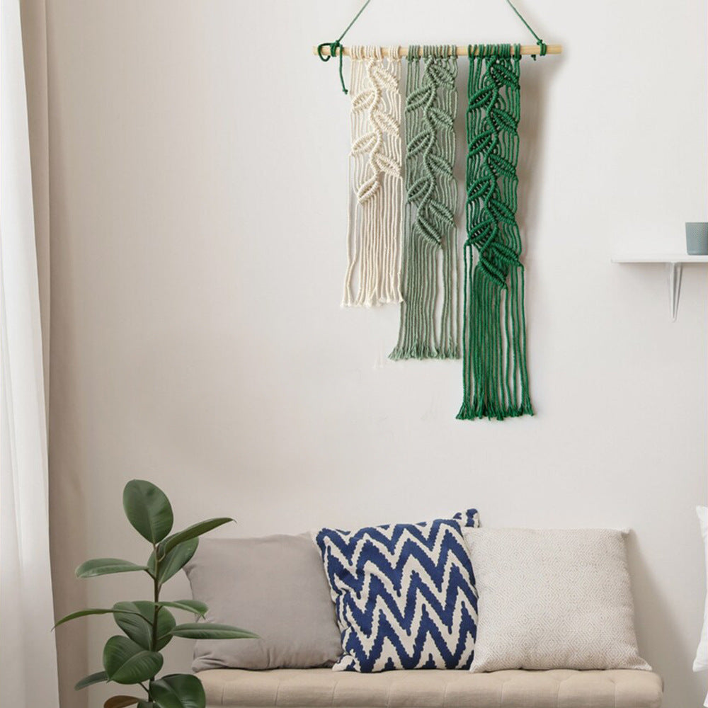 Leaf Pattern Macrame Wall Hanging Kalsten