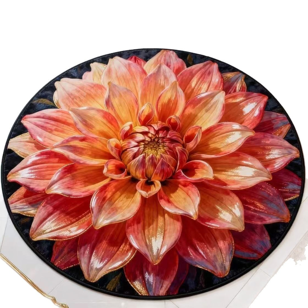 Plush Sunflower Decorative Area Rug Kalsten