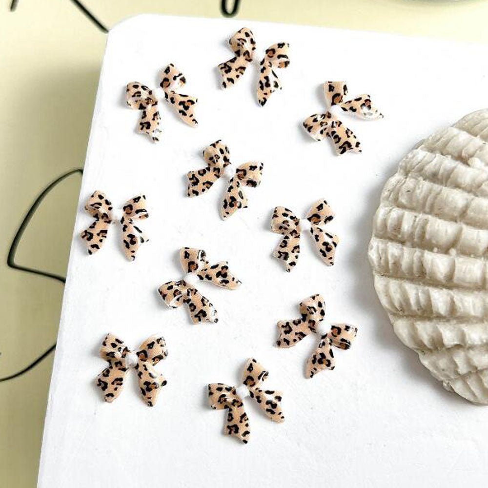 Decorative Leopard Print Nail Art Charms