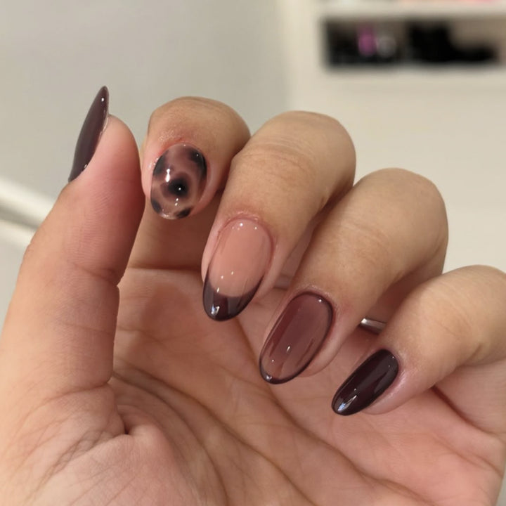 Stiletto Press-On Nails with Chic Leopard Print and Glossy Finish Kalsten