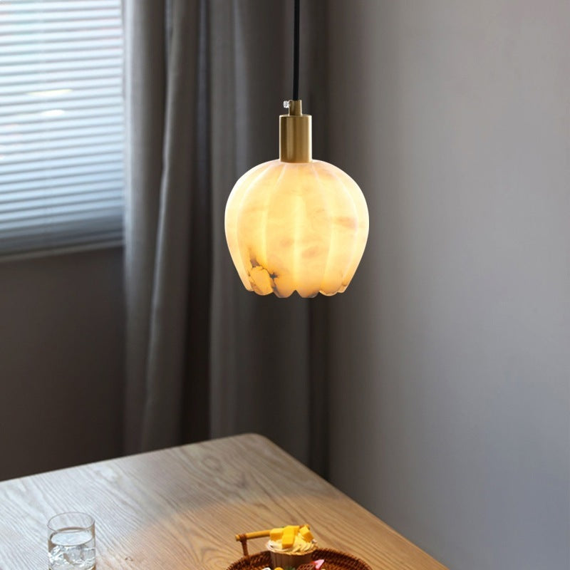 Elegant Alabaster Pendant Light