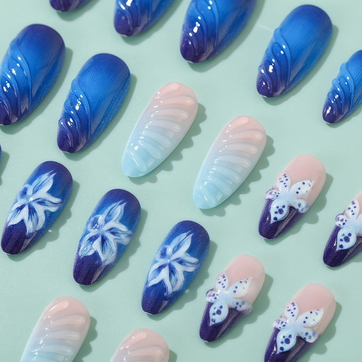Artificial nails in modern floral design Kalsten