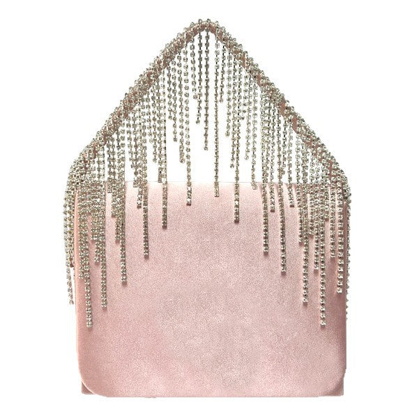 Crystal-Embellished Glam Clutch