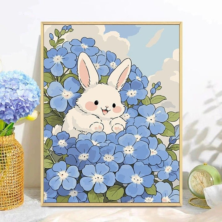 Playful Bunny Themed Wall Art Kalsten