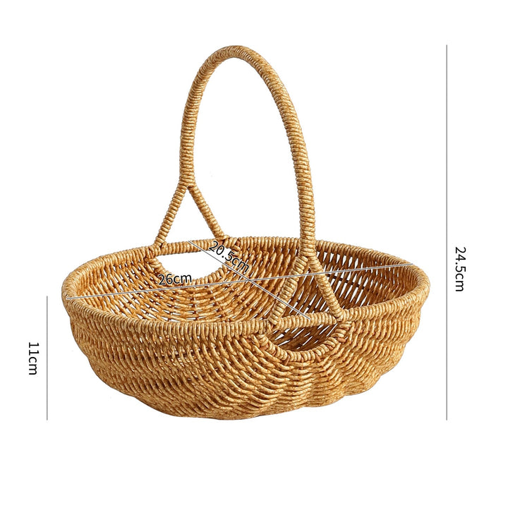 Handwoven Decorative Carrying Basket Kalsten