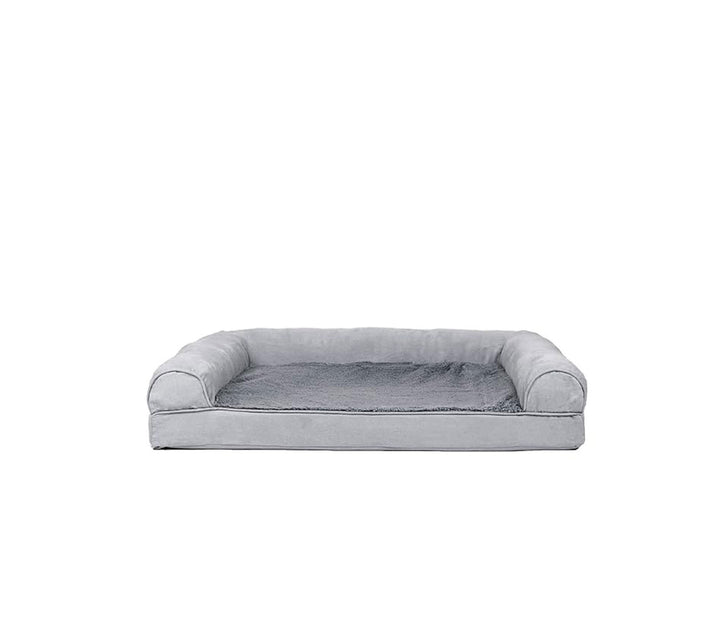 Plush Bolstered Dog Bed