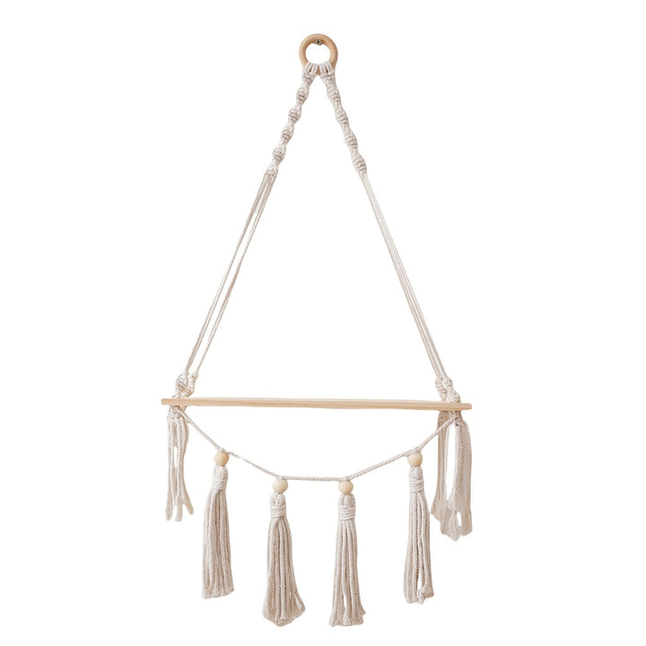 Decorative Macrame Hanging Shelf Kalsten