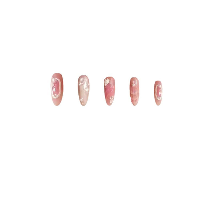 Elegant Artistic Gel Nail Enhancements Kalsten