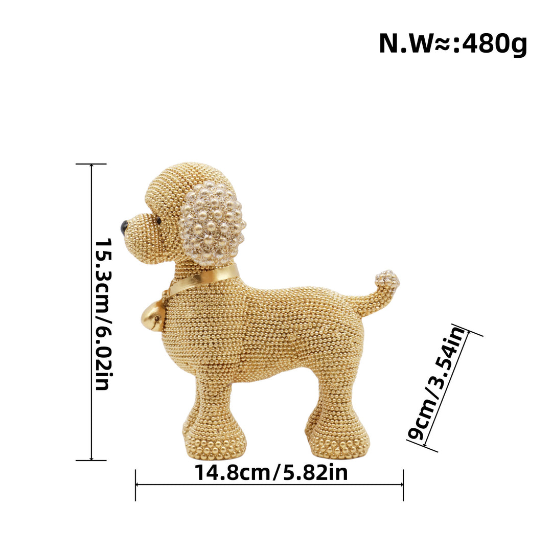 Decorative dog figure in modern design Kalsten