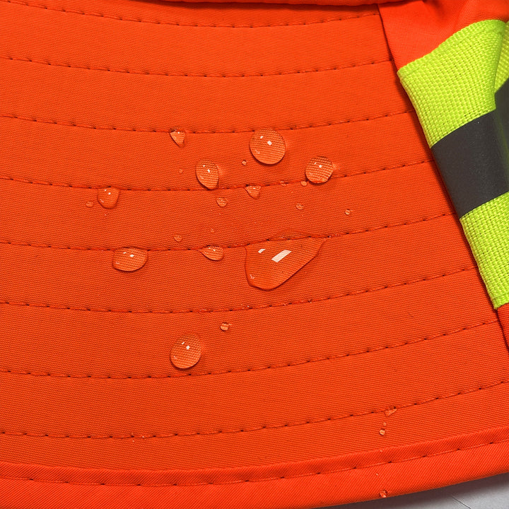 High-Visibility UV Sun Hat with Detachable Neck Flap, Solar-Powered Cooling Fan and Reflective Safety Strips Kalsten