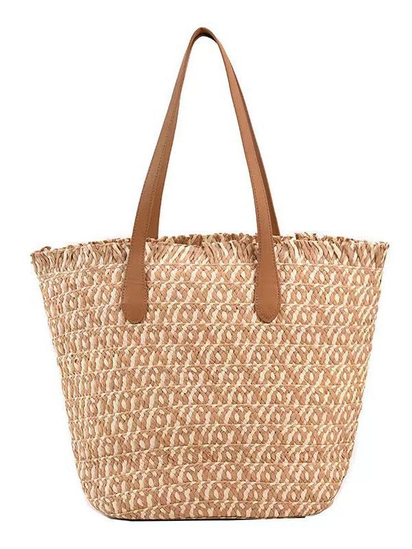 Stylish Tote Bag Made of Braided Natural Material Kalsten