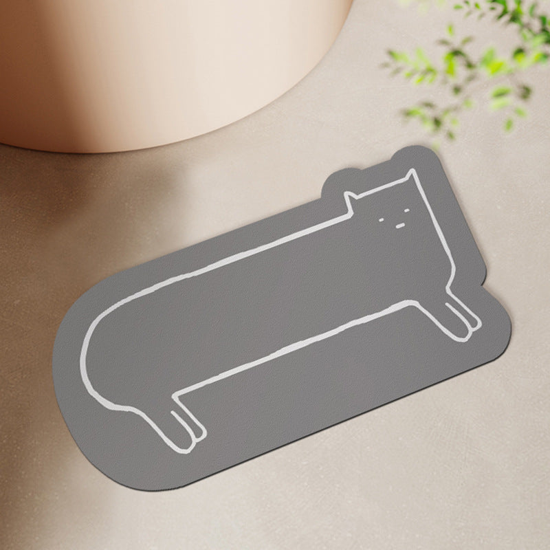 Round Bath Mat Kalsten
