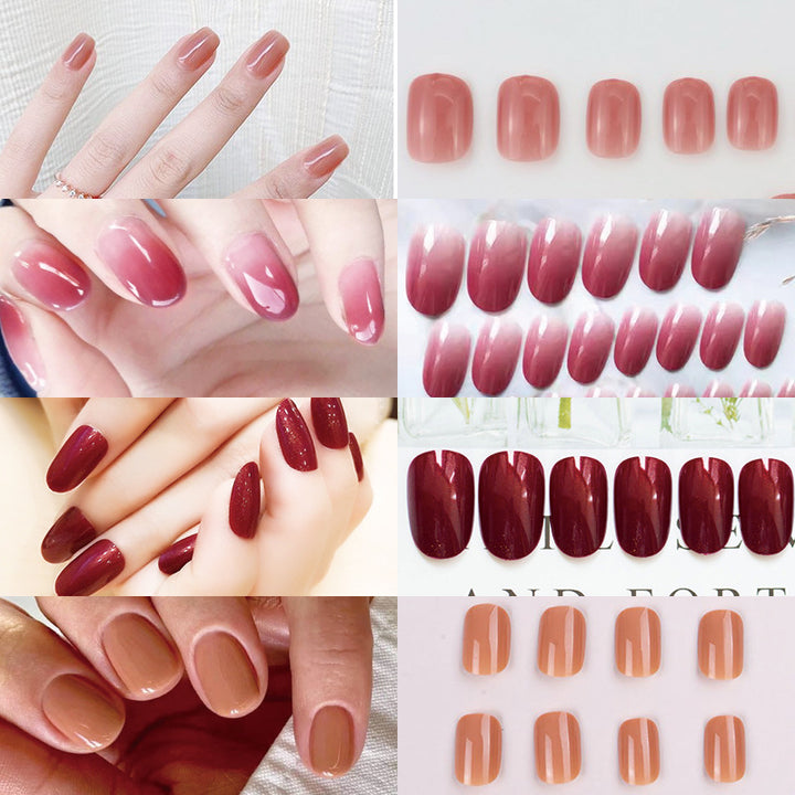 Ombre Glossy Press-On Nail Set Kalsten 1790727316