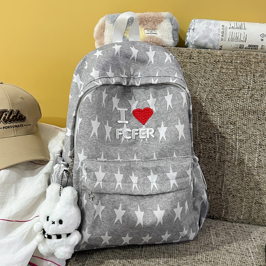 Casual Star-Patterned Backpack Kalsten