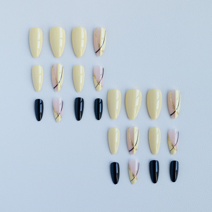 Elegant Geometric Nail Art