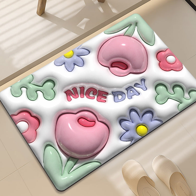 Cute Cartoon-Themed Area Mat