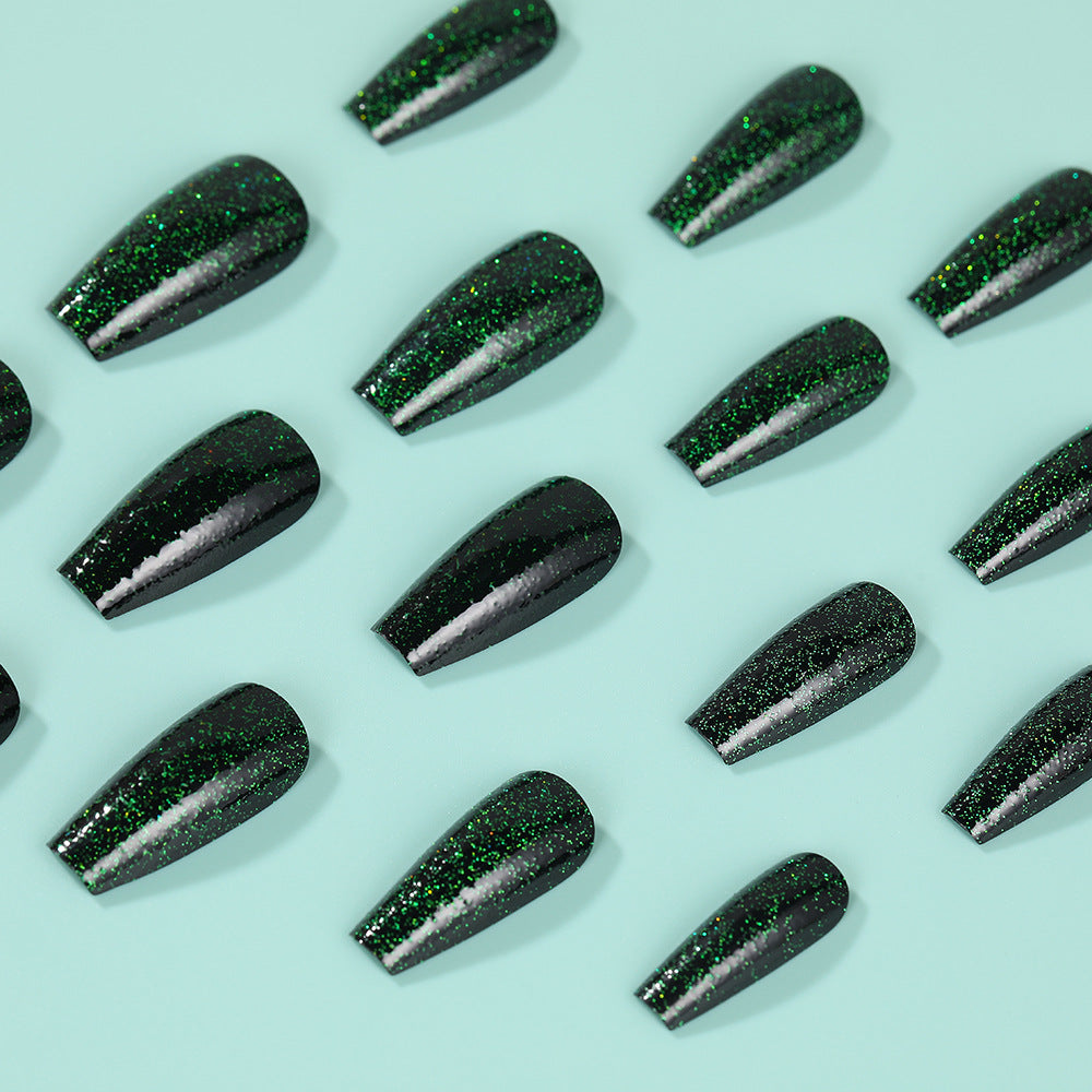 Glamorous Glitter Artificial Nails Kalsten