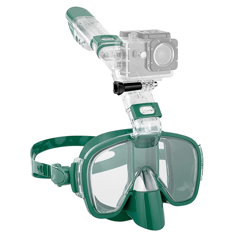 Diving mask with visibility protection and flexible snorkel Kalsten