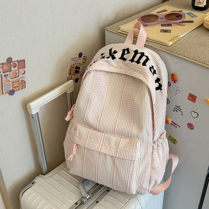 Stylish Checkered Backpack Kalsten